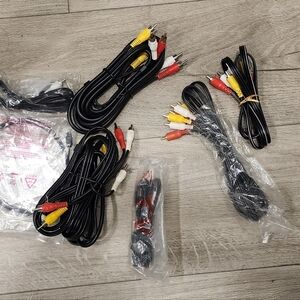 RCA Audio Video Cable Lot NWOT